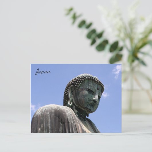 kamakura buddha face postkarte (Stehend Vorderseite)
