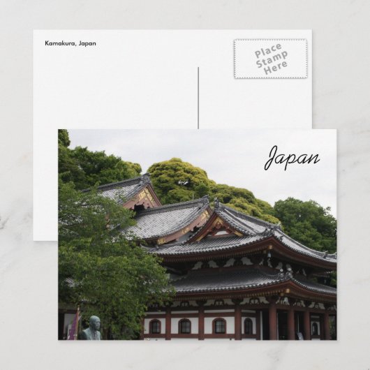 Kamakura Postkarte (Vorne/Hinten)