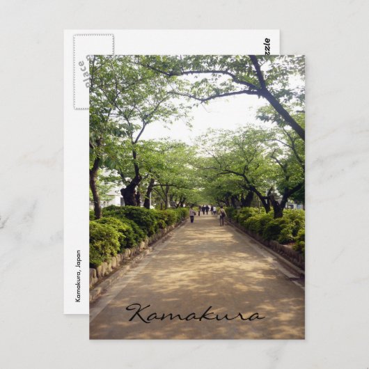 Kamakura Postkarte (Vorne/Hinten)