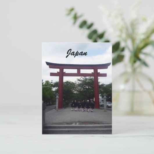 Kamakura-Tor Postkarte (Stehend Vorderseite)