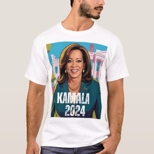 KAMAL HARRIS 2024 T-Shirt (Vorderseite)