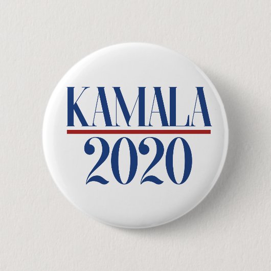 Kamala 2020 Demokrat Kamala Harris für Präsident Button (Vorderseite)