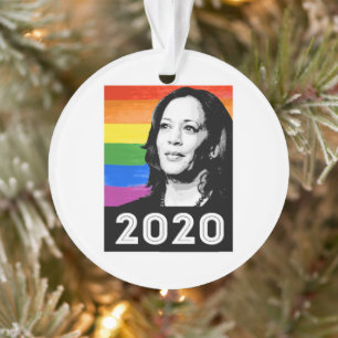 KAMALA 2020 PRIDE POSTER ORNAMENT