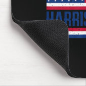 Kamala 2024 Amerikanische Flagge Mousepad (Ecke)