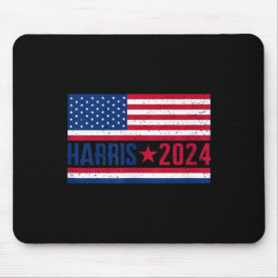Kamala 2024 Amerikanische Flagge Mousepad