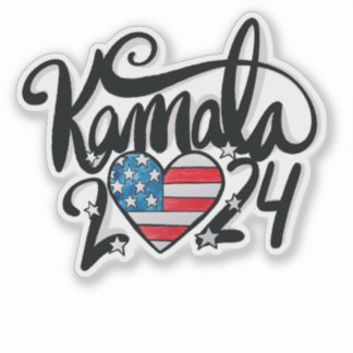 Kamala 2024 aufkleber