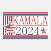 Kamala 2024, Aufkleber für Präsidentschaftskandida (Vorderseite)