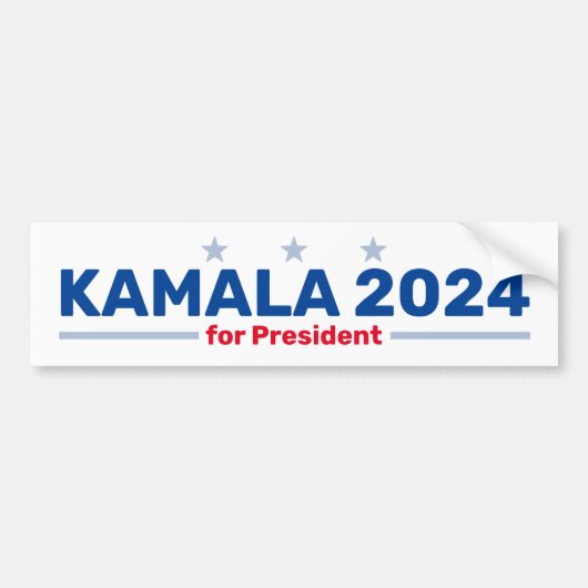 Kamala 2024 Autoaufkleber (Vorne)