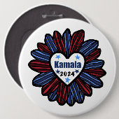 Kamala 2024 Button (Vorne & Hinten)