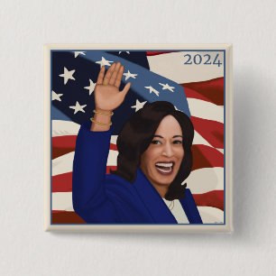 Kamala 2024 button