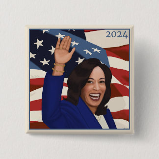 Kamala 2024 button