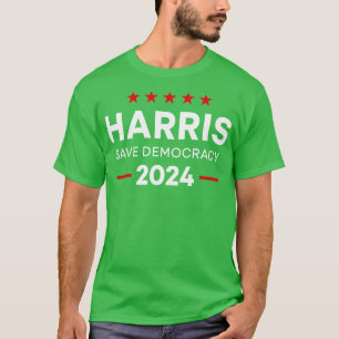 Kamala 2024 Demokratie retten 2024 Wahl Geschenke  T-Shirt