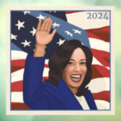 Kamala 2024 fensteraufkleber (Blatt 3)