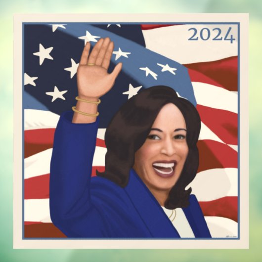 Kamala 2024 fensteraufkleber (Blatt 3)