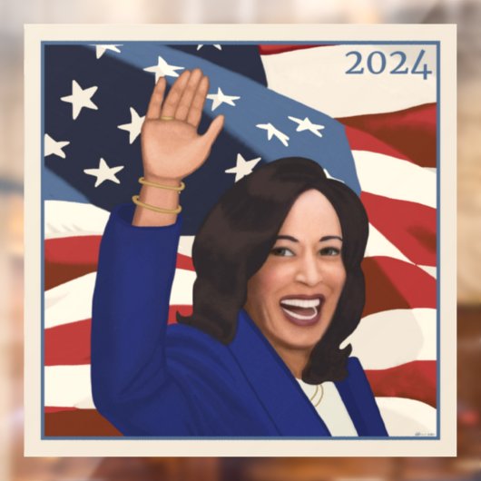 Kamala 2024 fensteraufkleber (Blatt 2)