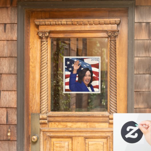 Kamala 2024 fensteraufkleber (Haustür)