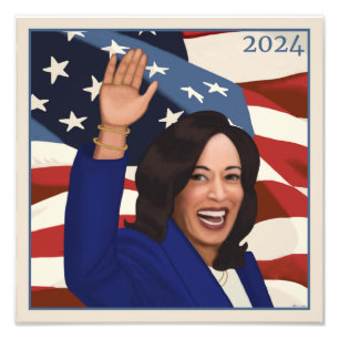 Kamala 2024 fotodruck