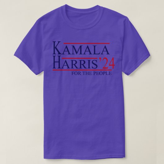 Kamala 2024 für die Menschen 1 T-Shirt (Design vorne)