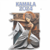 Kamala 2024 für Präsident Thunder_Cove Aufkleber (Vorderseite)