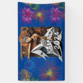 Kamala 2024 für Präsident Thunder_Cove Banner (Vertikal)