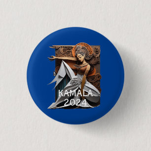 Kamala 2024 für Präsident Thunder_Cove Button