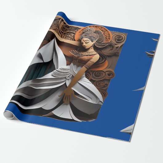 Kamala 2024 für Präsident Thunder_Cove Geschenkpapier (Ungerollt)