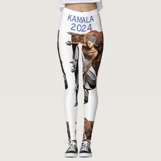 Kamala 2024 für Präsident Thunder_Cove Leggings (Vorderseite)