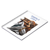 Kamala 2024 für Präsident Thunder_Cove Notizblock (Linke Seite)