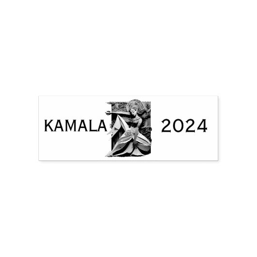 Kamala 2024 für Präsident Thunder_Cove Permastempel (Design)