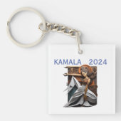 Kamala 2024 für Präsident Thunder_Cove Schlüsselanhänger (Vorderseite)