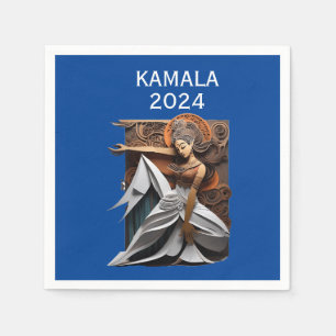 Kamala 2024 für Präsident Thunder_Cove Serviette