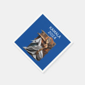 Kamala 2024 für Präsident Thunder_Cove Serviette (Ecke)