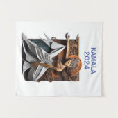 Kamala 2024 für Präsident Thunder_Cove Wandteppich (Vorderseite (Horizontal))