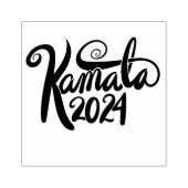 Kamala 2024 gummistempel (Prägung)