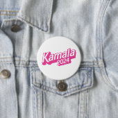Kamala 2024 Pink farbenfroh Button (Beispiel)