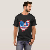 Kamala 2024 Präsident Comma La Retro Flog Men girl T-Shirt (Vorne ganz)