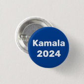 Kamala 2024 Präsidentschaftswahl Button (Vorne & Hinten)