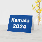 Kamala 2024 Präsidentschaftswahl Karte (Gelbe Blume)