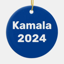 Kamala 2024 Präsidentschaftswahl Keramik Ornament