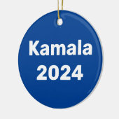 Kamala 2024 Präsidentschaftswahl Keramik Ornament (Links)