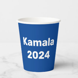 Kamala 2024 Präsidentschaftswahl Pappbecher