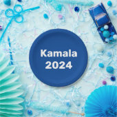 Kamala 2024 Präsidentschaftswahl Pappteller (Party)
