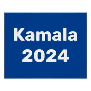 Kamala 2024 Präsidentschaftswahl Poster