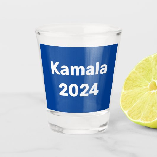 Kamala 2024 Präsidentschaftswahl Schnapsglas (Vorderseite)