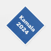 Kamala 2024 Präsidentschaftswahl Serviette (Ecke)
