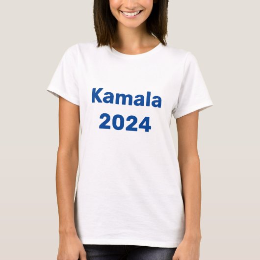 Kamala 2024 Präsidentschaftswahl T-Shirt (Vorderseite)