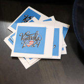 Kamala 2024 quadratischer aufkleber