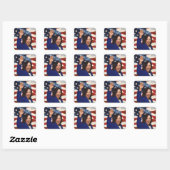 Kamala 2024 quadratischer aufkleber (Blatt)