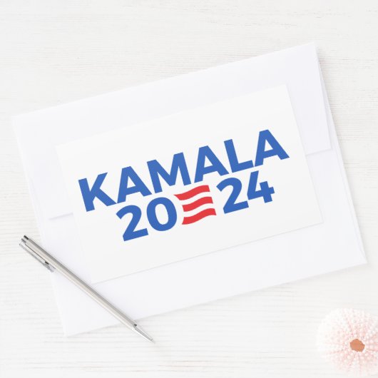 Kamala 2024 rechteckiger aufkleber (Umschlag)