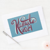 Kamala 2024 rechteckiger aufkleber (Umschlag)